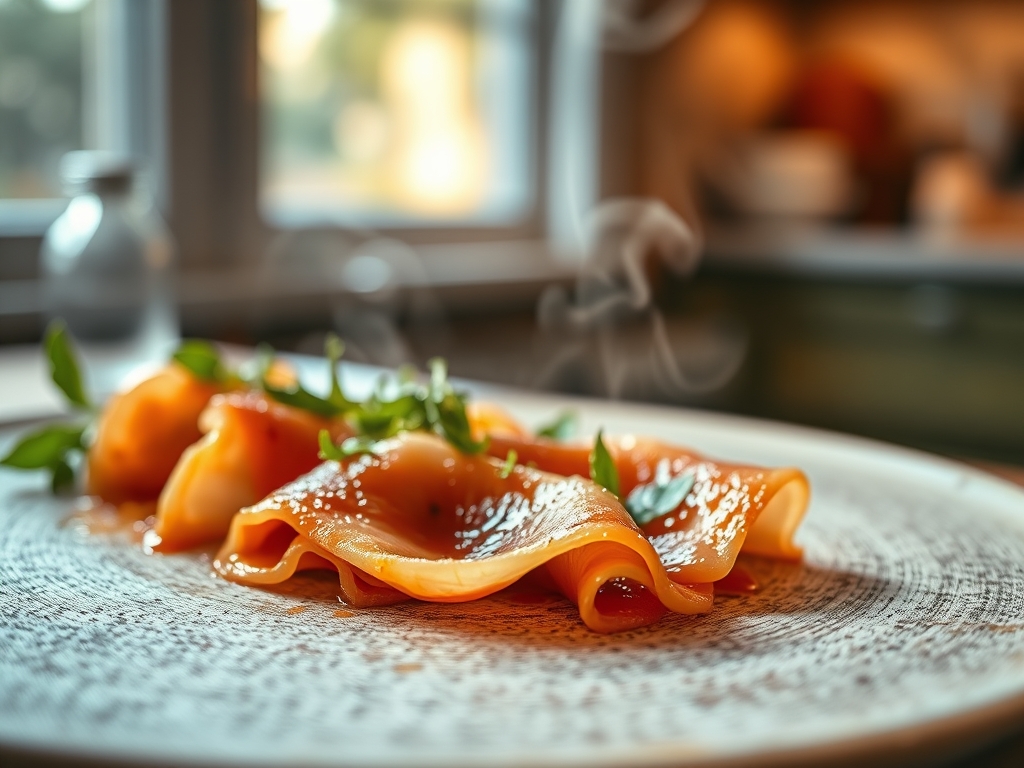 Carpaccio de ternera frío