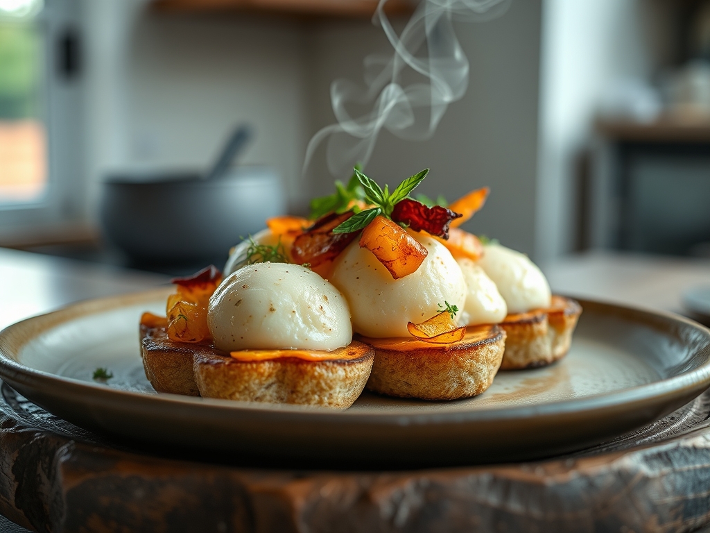Helado de avellanas tostadas