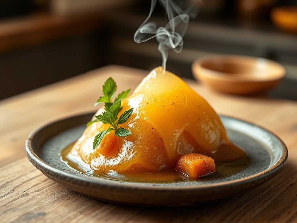 Helado de caramelo salado