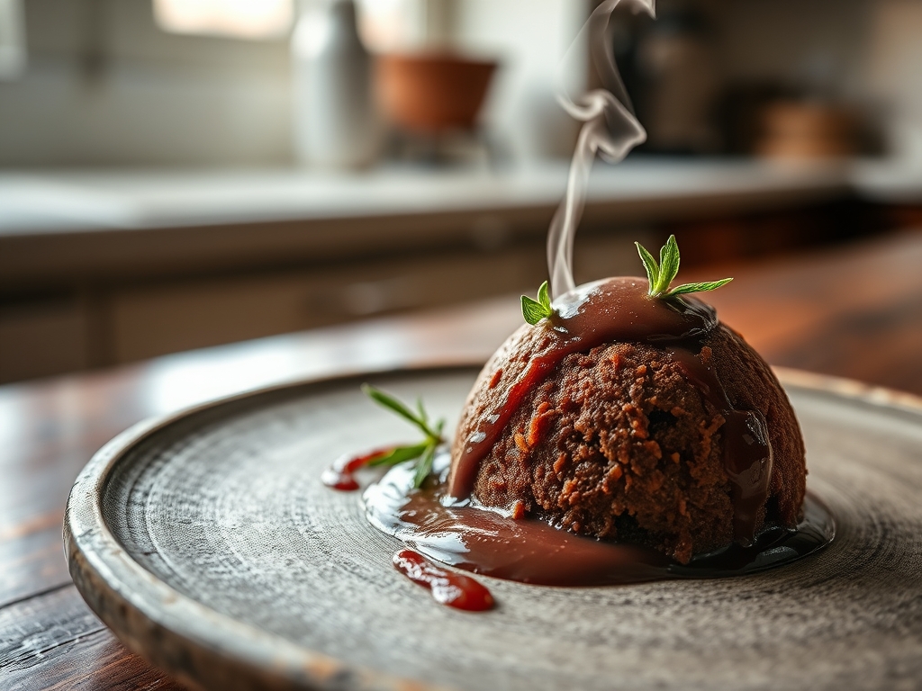 Helado de chocolate intenso