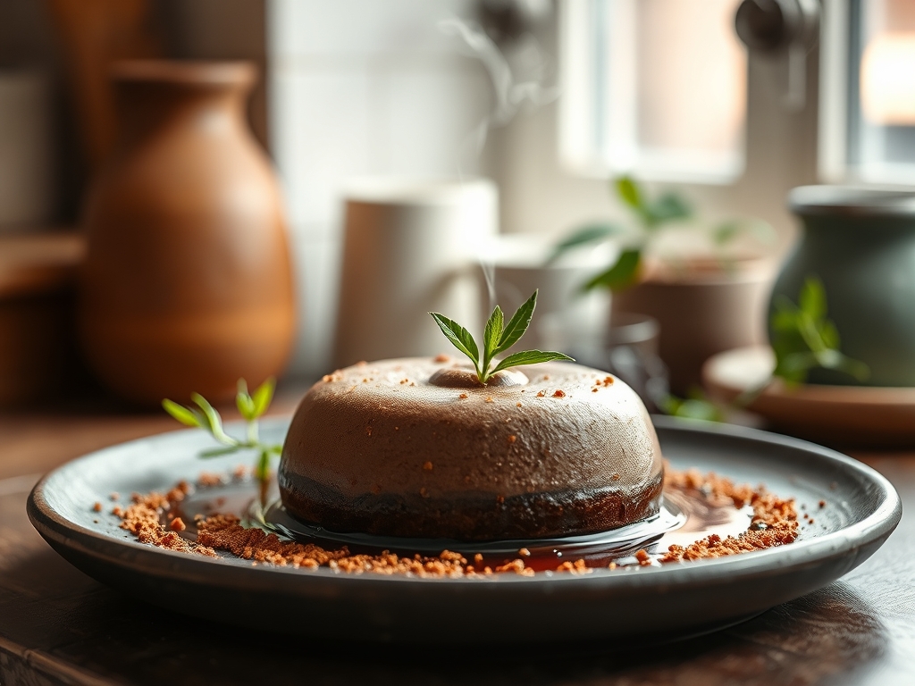 Mousse de chocolate frío