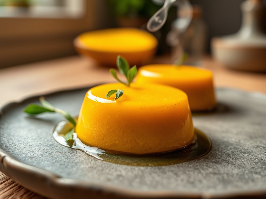 Mousse de mango ligera