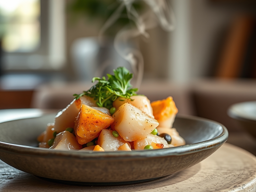 Poke bowl de atún fresco