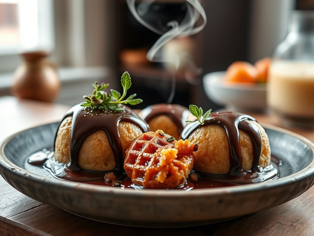 Polos de chocolate y nata