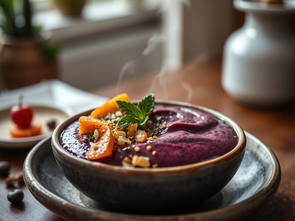 Smoothie bowl de açai real